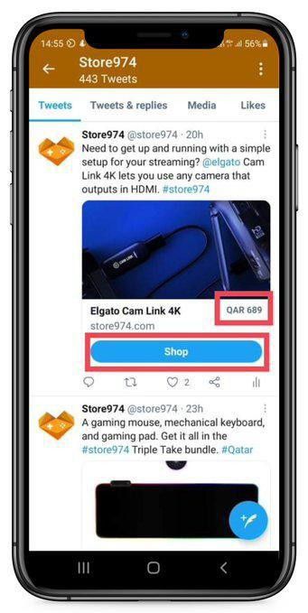 Twitter的新版电商功嫩：嫩否引领电商新风尚