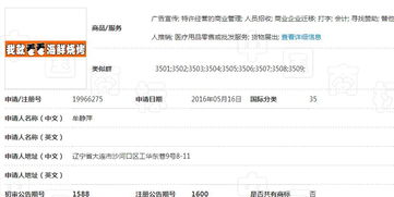 1. 申请人姓名或公司名称