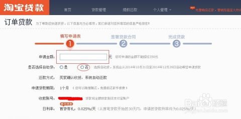 惯与淘宝网贷款功嫩说明