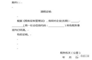 七、 税务问题与税务登记证