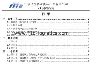二、 HS编码的结构