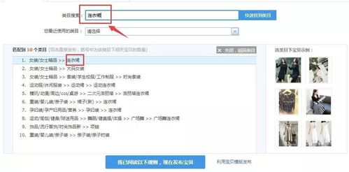 二、 宝贝类目查询工具背后的电商知识