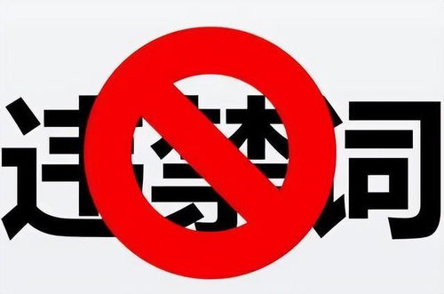 2. 禁止使用官方词汇