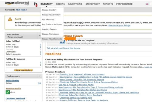 三、 亚马逊FBA发货地址填写指南