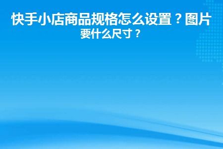 2.1 规格项的定义