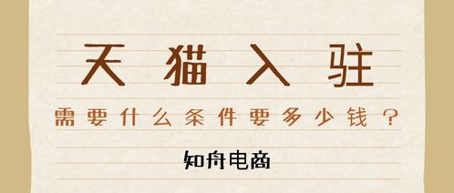 四、 天猫入驻的企业注册资金及纳税资格要求