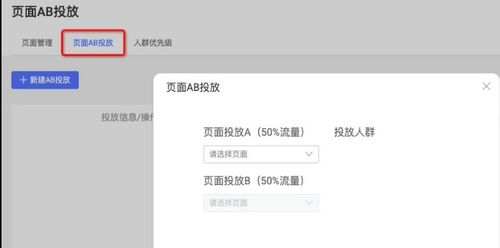 一、 首页人群投放操作流程