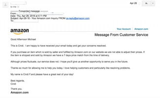 申请亚马逊价格保护的具体步骤