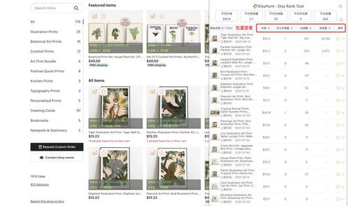 深入挖掘Etsy直播选品潜力：实用工具全方位解析
