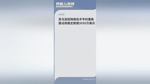 一、亚马逊专利败诉赔偿事件回顾
