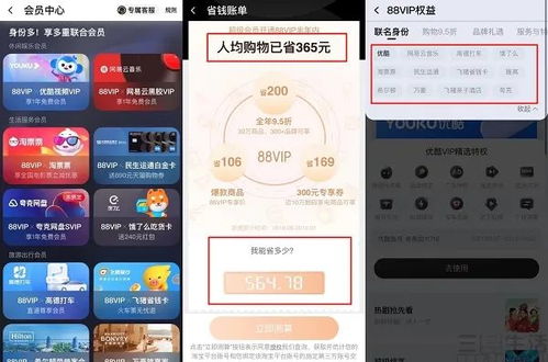 四、 天猫88会员的权益