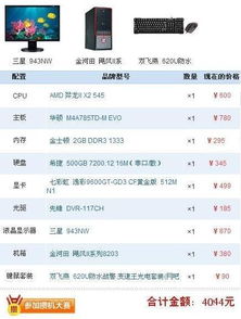 二、 具体费用构成