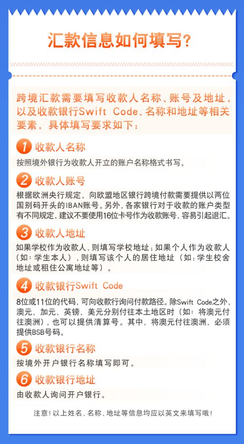 一、 准确无误的信息填写：跨境汇款的基础