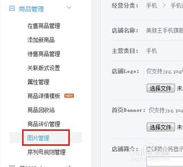 三、 选择商品分类与填写详细信息