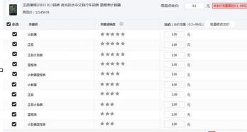 直通车推广的开启流程与设置