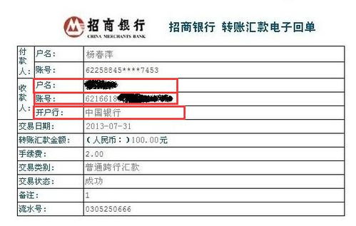 第三步：填写收款人的银行账户数据