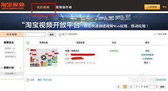 五、淘宝详情页视频发布流程