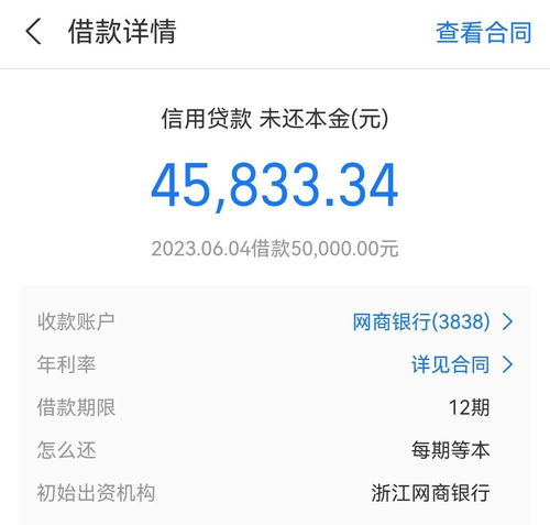 一、 网商贷的基本情况与提前还款的必要性