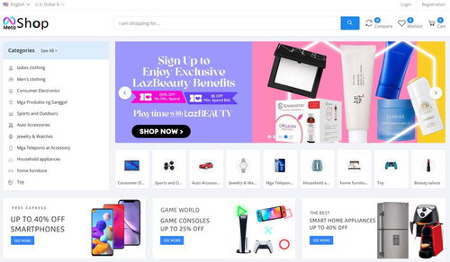 在线商店/电子商城：虚拟的商务空间