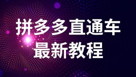 5. 拼多多直通车推广