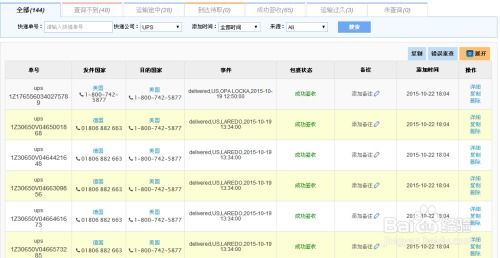 UPS国际快递查询概述