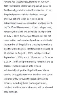 墨西哥的关税措施对未来的影响