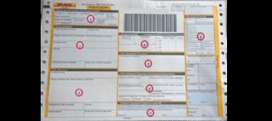 二、 国际快递运单的填写步骤与注意事项