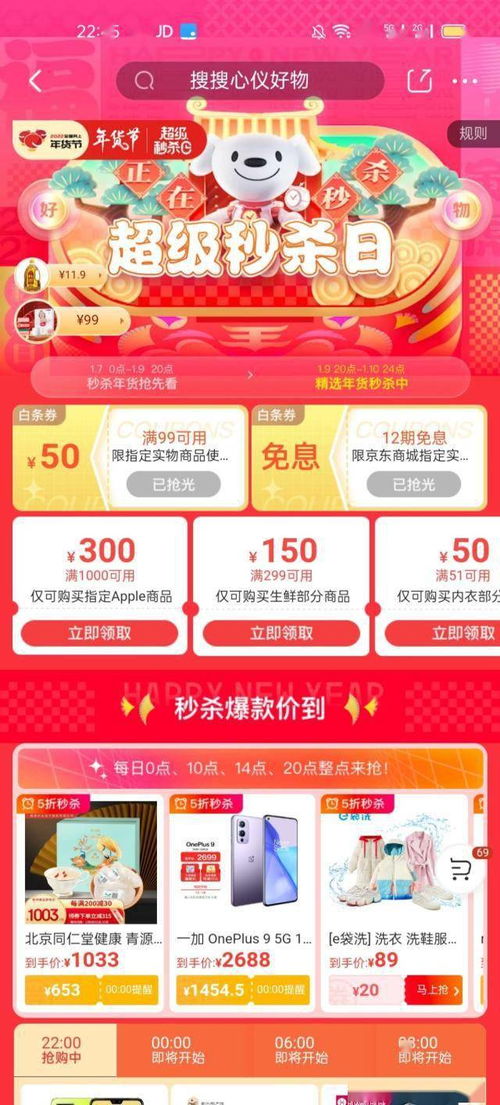 京东年货节， 持续至2月5日