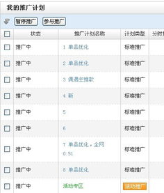 推广计划的创建与优化