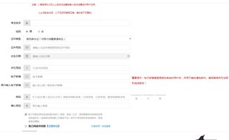 注册流程中的资料提交