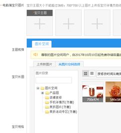 3. 填写宝贝信息