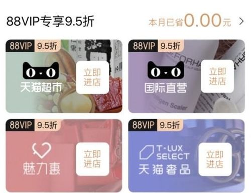 第一章：天猫88会员的丰富权益一览