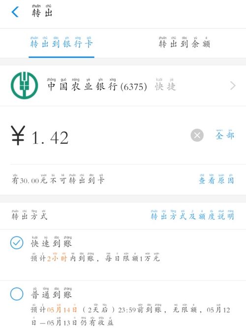一、 支付宝余额转出手续费问题由来