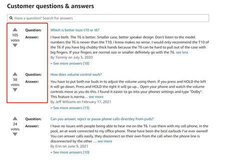 九、 Q&A模块，解答买家疑问