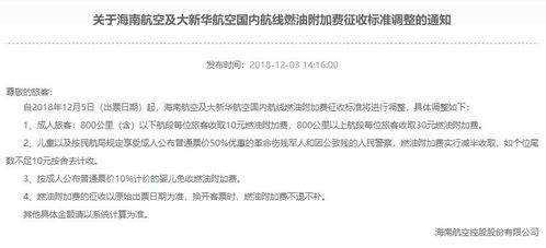 附加费的种类与规避