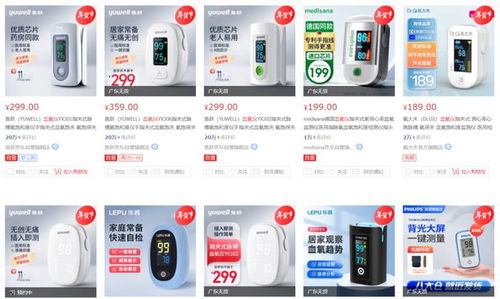 家用医疗仪器需求上升， 血氧仪品类成交额同比增长超6倍