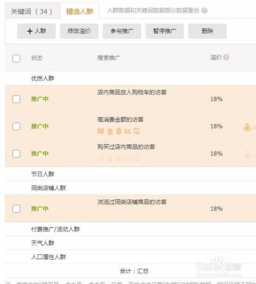 一、 排名卡位出价方法