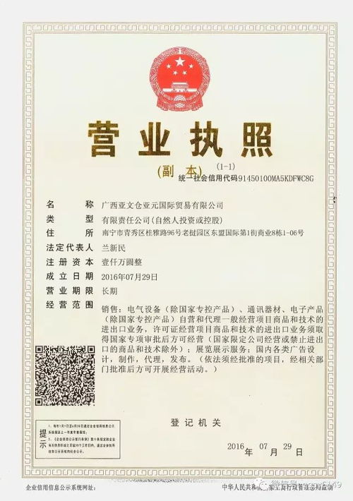 一、了解亚马逊营业执照的必要性