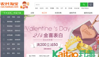 二、 淘宝二月份情人节活动详解