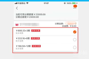 7. 确认支付：分期付款完成