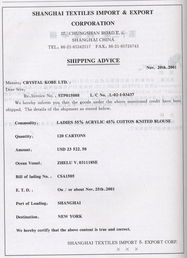 装运通知的主要内容