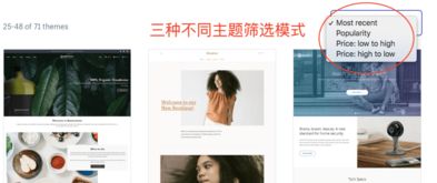 搜索与选择Shopify模板的方法