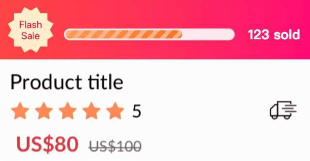 明确告知用户库存量有限，激发购买欲望