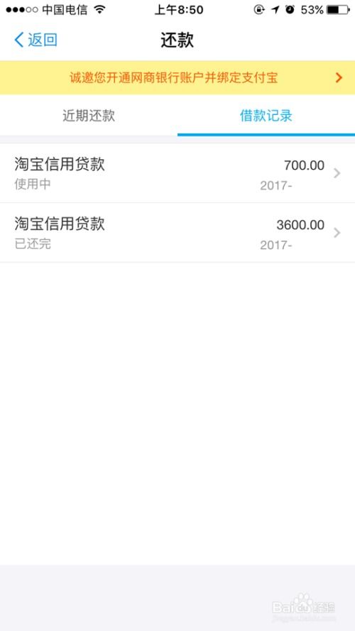 一、 网商贷借款的基本情况